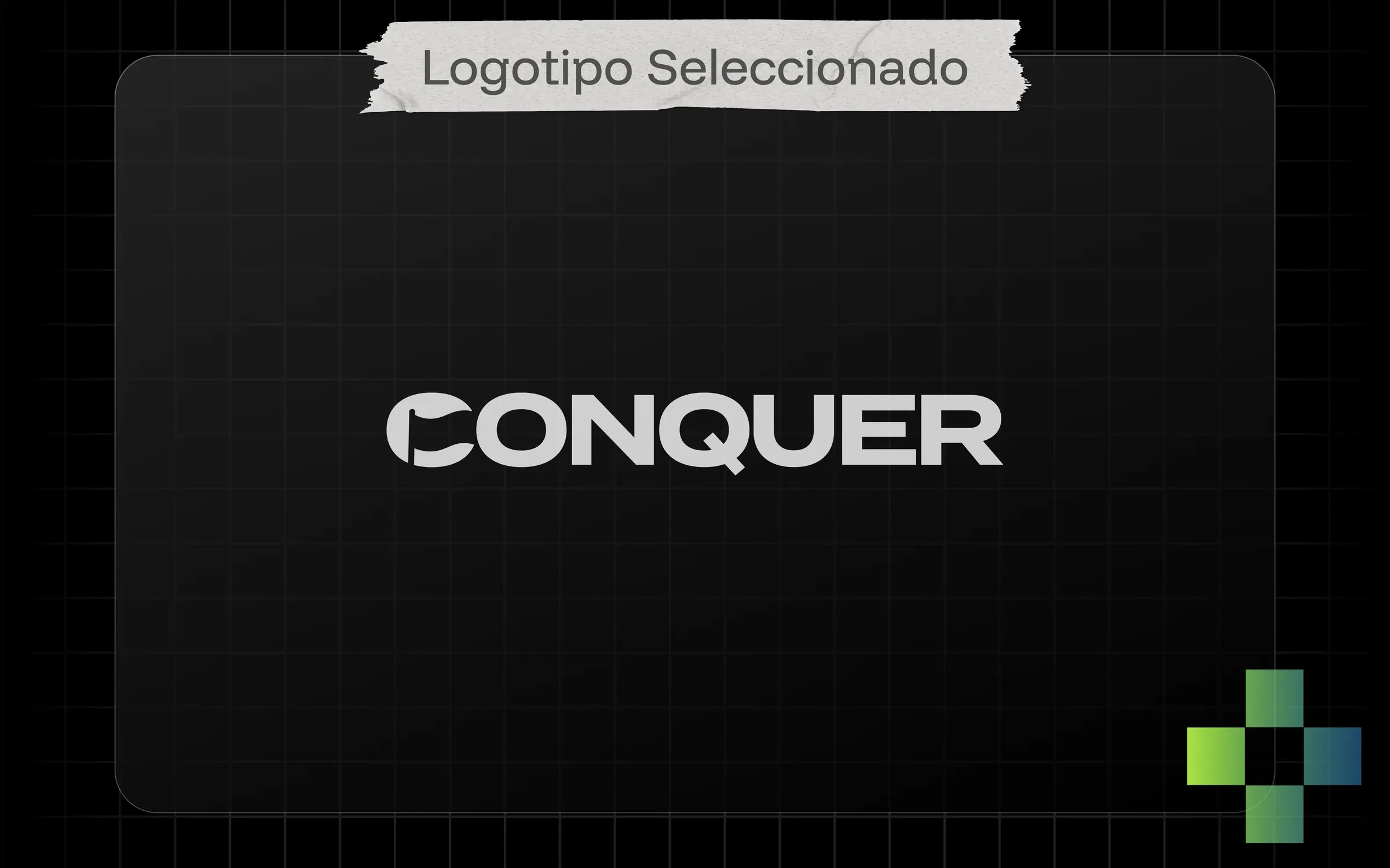 Conquer process: Logo selected
