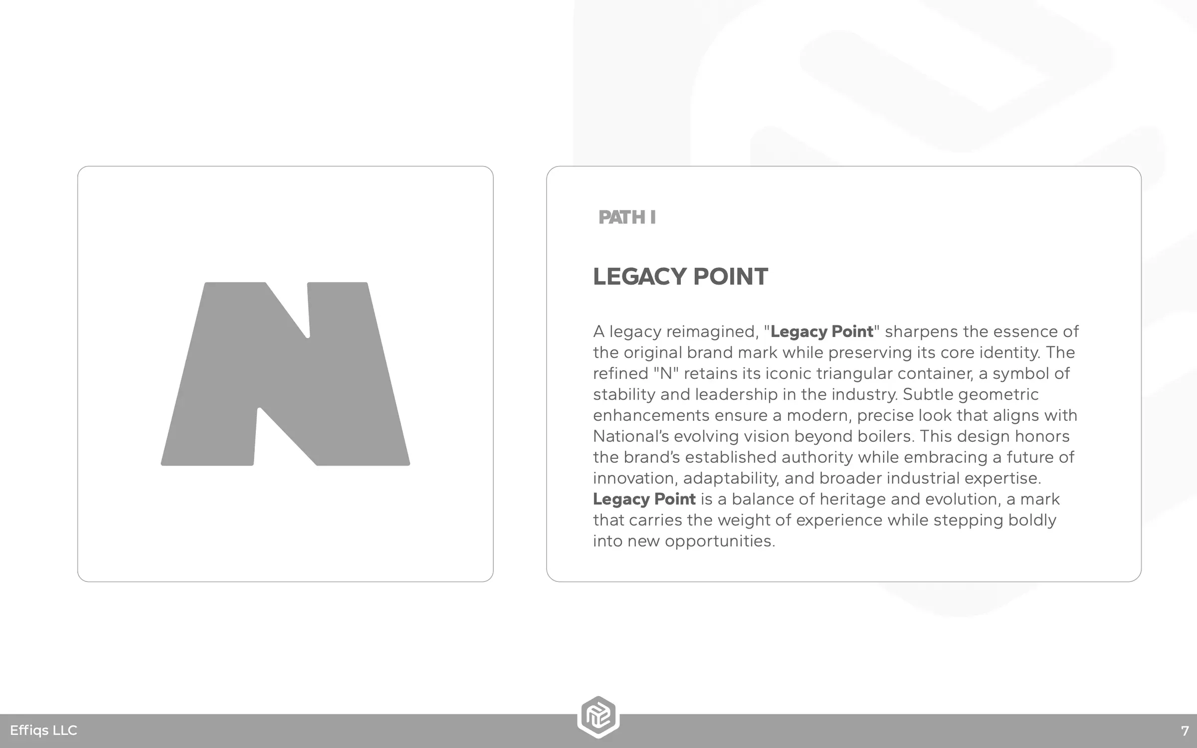 NBS Group process: Path legacy point