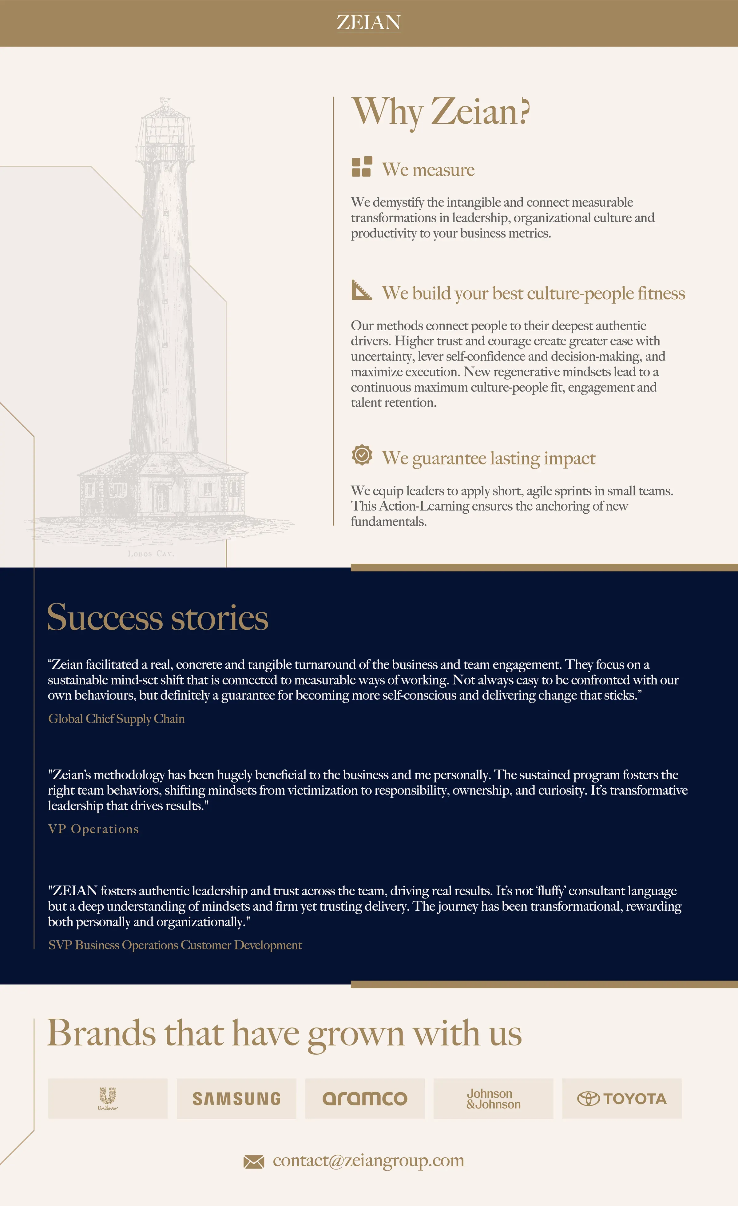 Zeian Group: One pager 2