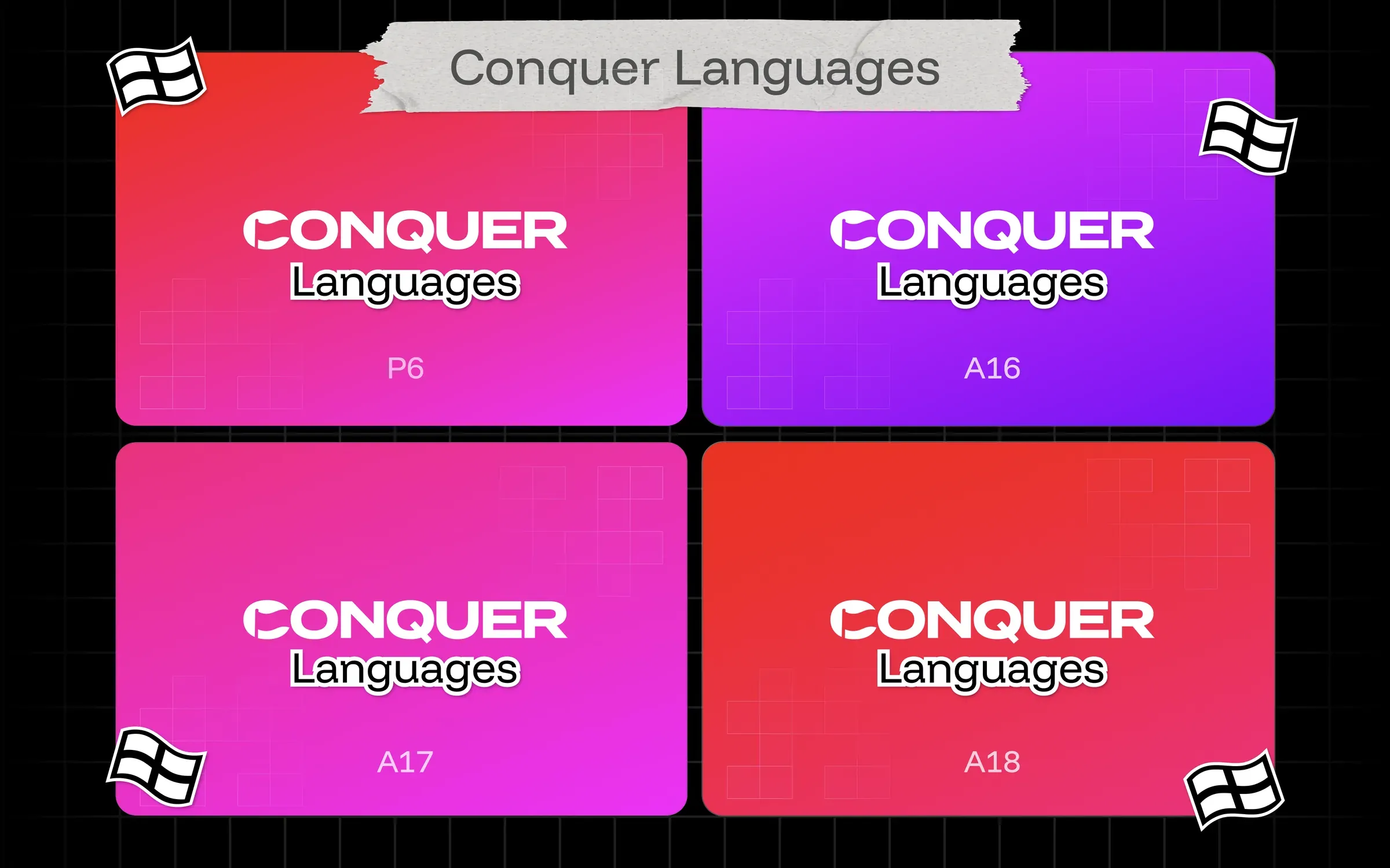 Conquer: Languages