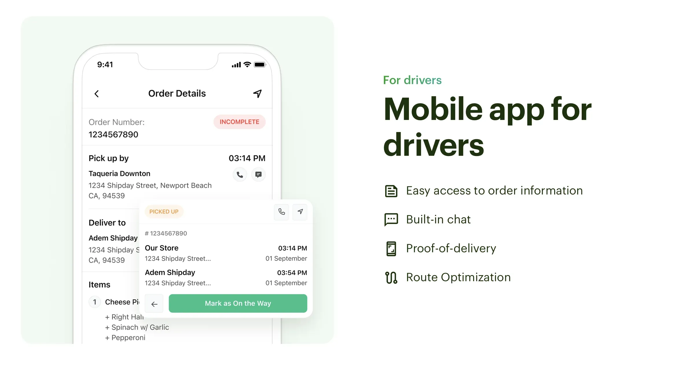 Shipday: Driver app