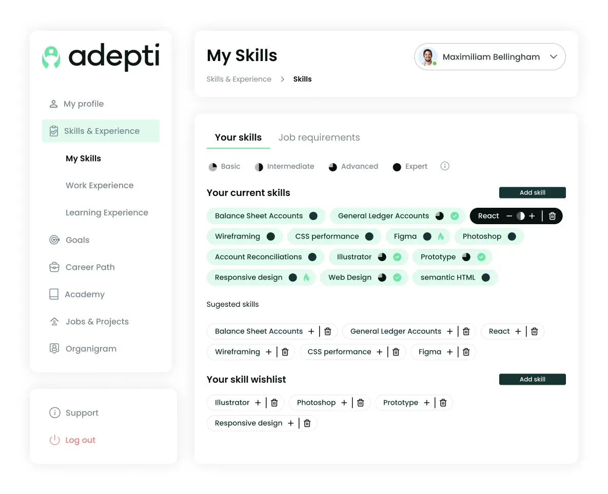 Adepti: Product my skills